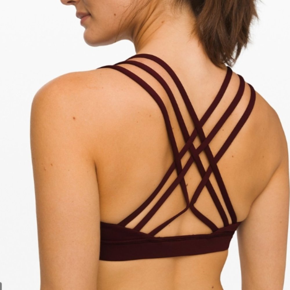 Lululemon Energy Bra Strappy*size 4